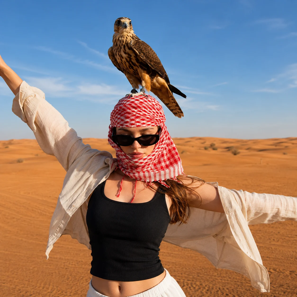 Falcon Experience Dubai Desert Safari