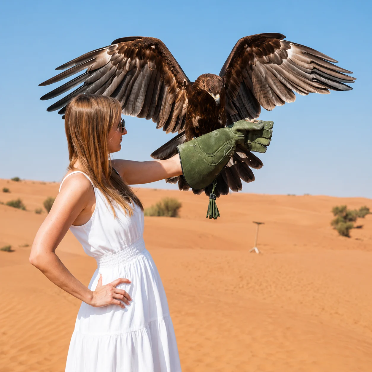 Falcon Experience Dubai Desert Safari 3