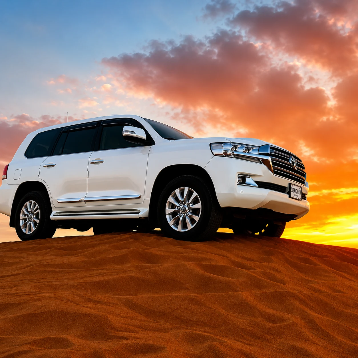 Professional dune bashing drivers Dubai