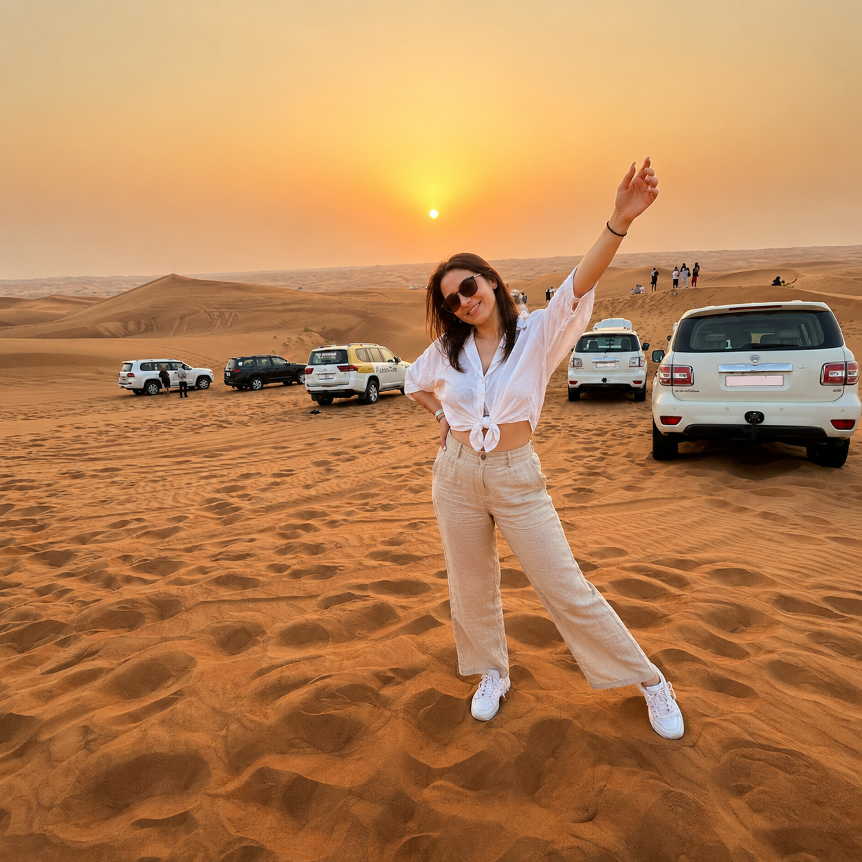 Morning desert safari Dubai - adventure activities in the red dunes