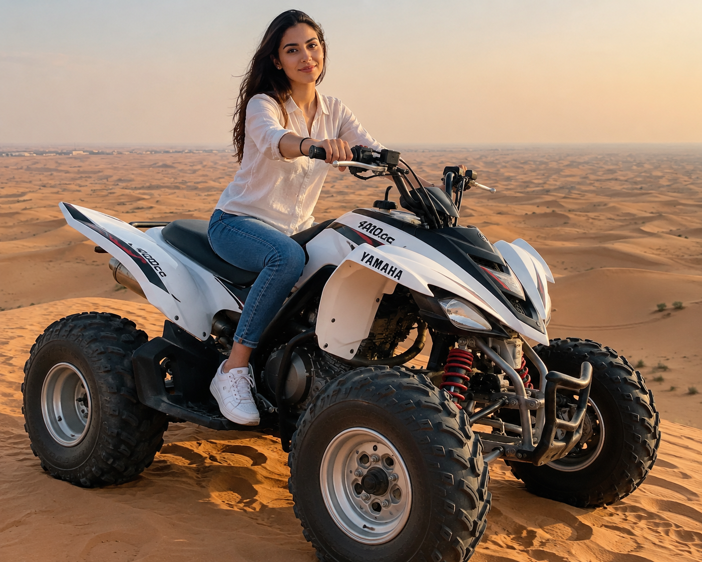 Yamaha 400cc Single Seat Quad Bike - legendary desert performance