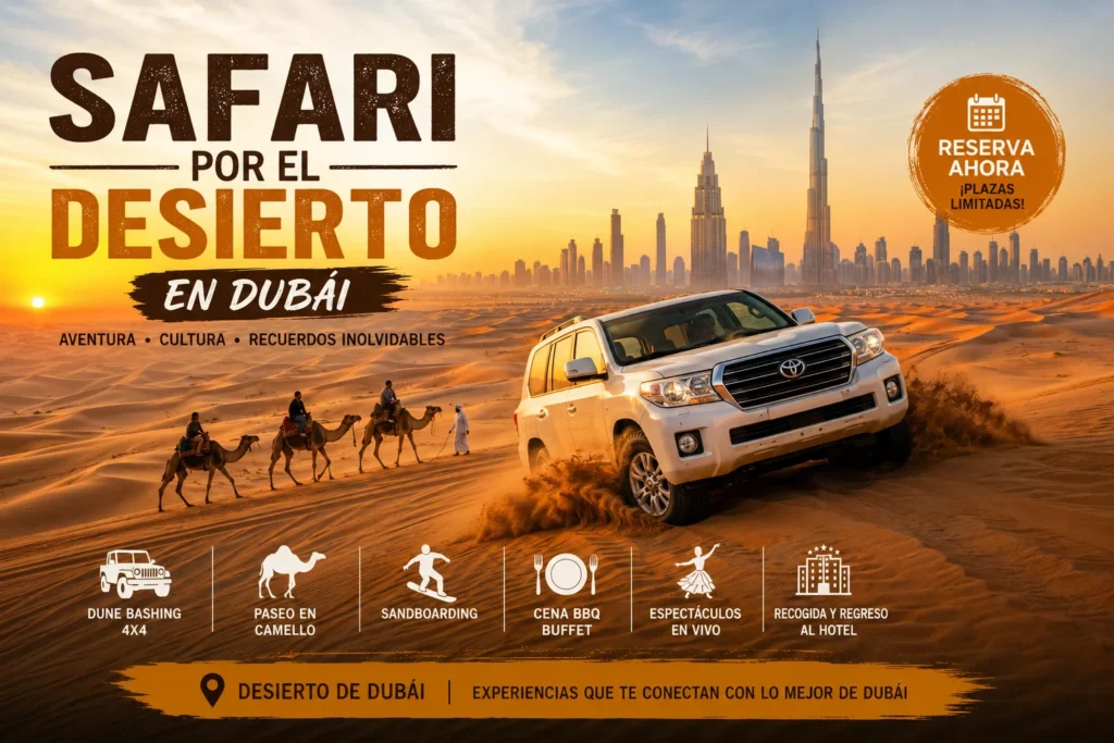 safari por el desierto en Dubái